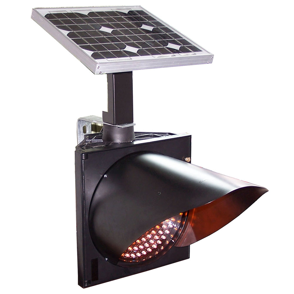 Đèn nhấp nháy màu vàng mặt trời 200mm 1